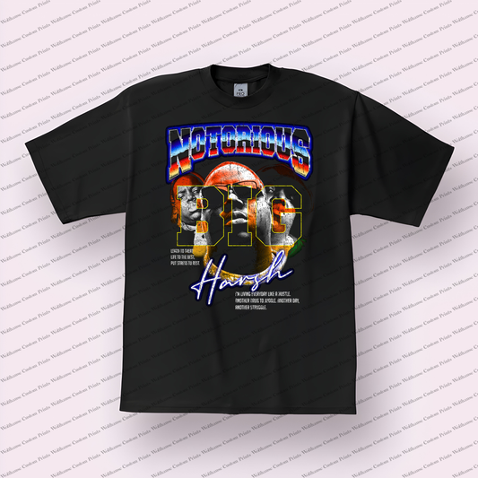 Notorious BIG Distressed Graphic Tee