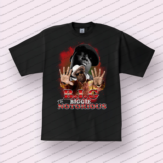 Notorious BIG Distressed Graphic Tee