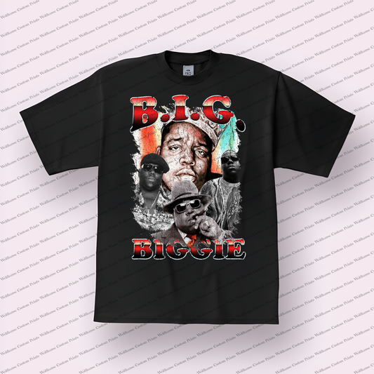 Notorious BIG Distressed Graphic Tee