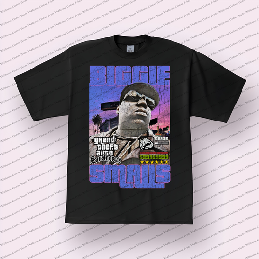 Notorious BIG Distressed Graphic Tee
