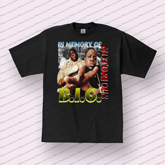 Notorious BIG Distressed Graphic Tee