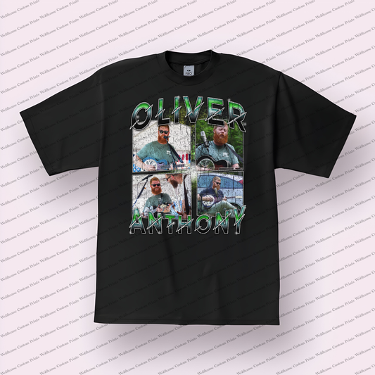 Oliver Anthony Distressed Graphic Tee
