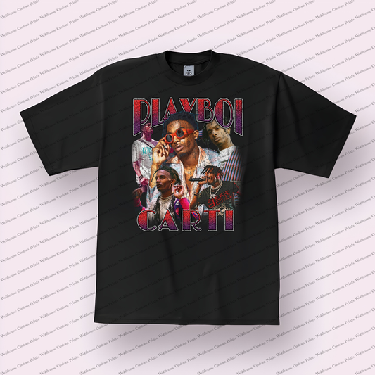 Playboi Distressed Graphic Tee