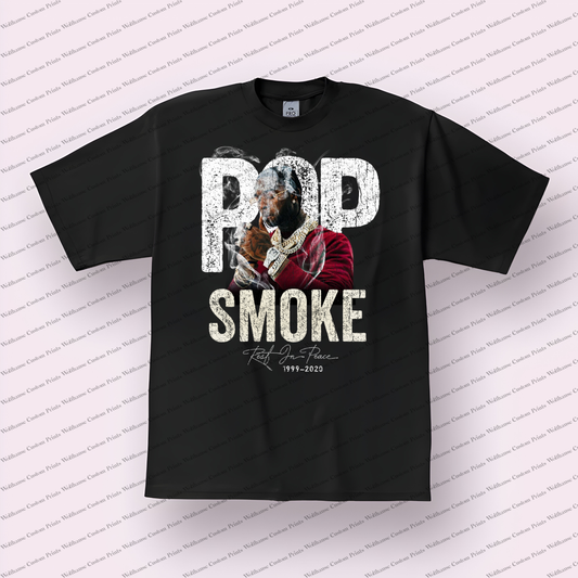 Popsmoke Distressed Graphic Tee