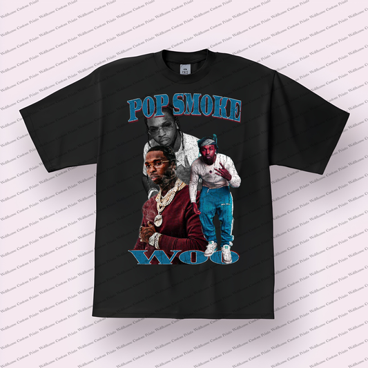 Popsmoke Distressed Graphic Tee