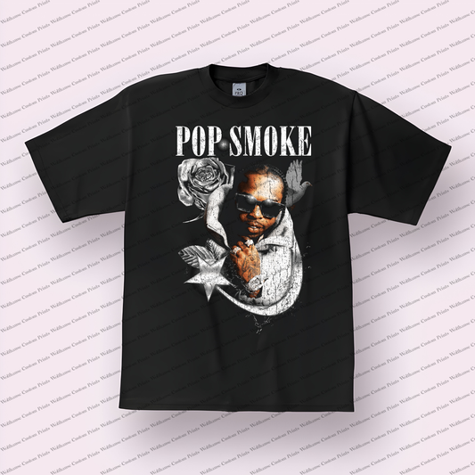 Popsmoke Distressed Graphic Tee