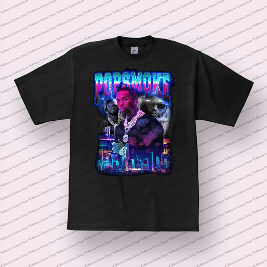 Popsmoke Distressed Graphic Tee