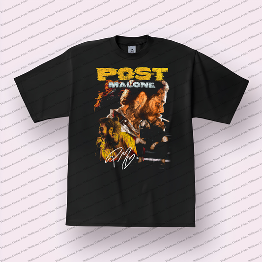 Post Malone Distressed Graphic Tee