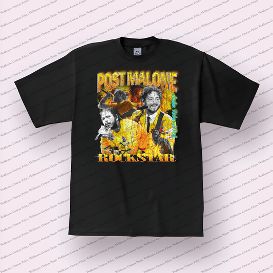 Post Malone Distressed Graphic Tee