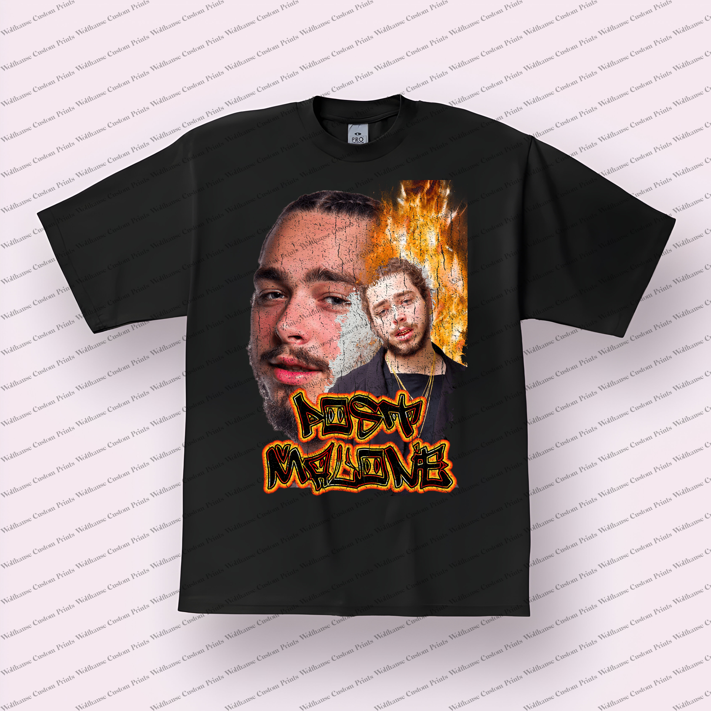 Post Malone Distressed Graphic Tee