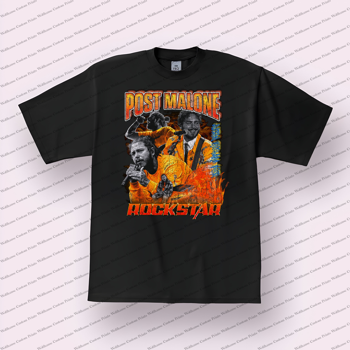 Post Malone Distressed Graphic Tee
