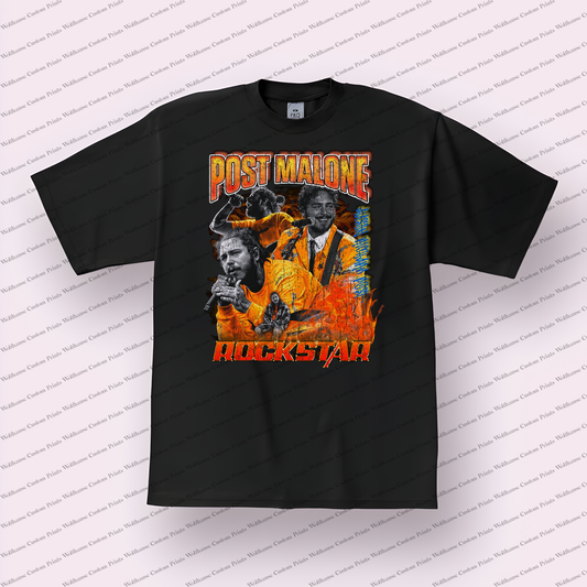 Post Malone Distressed Graphic Tee