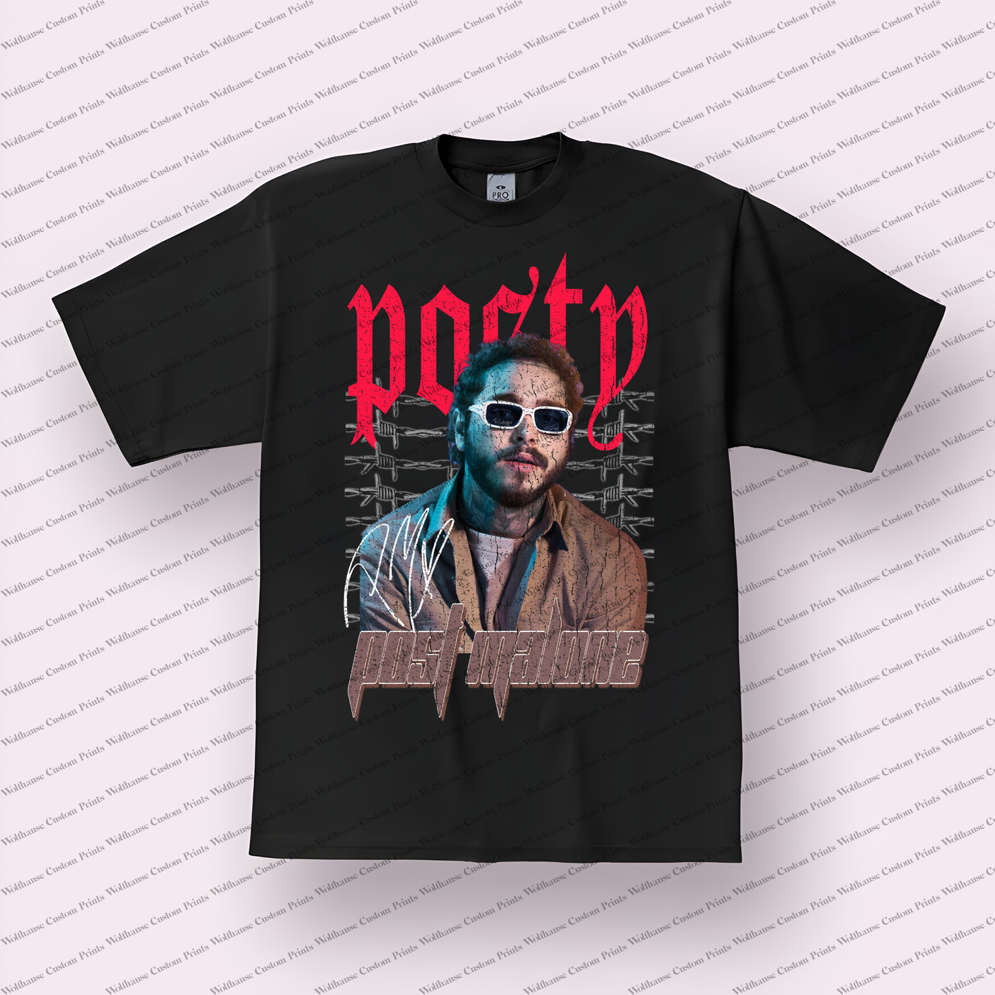 Post Malone Distressed Graphic Tee