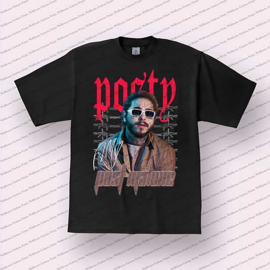 Post Malone Distressed Graphic Tee