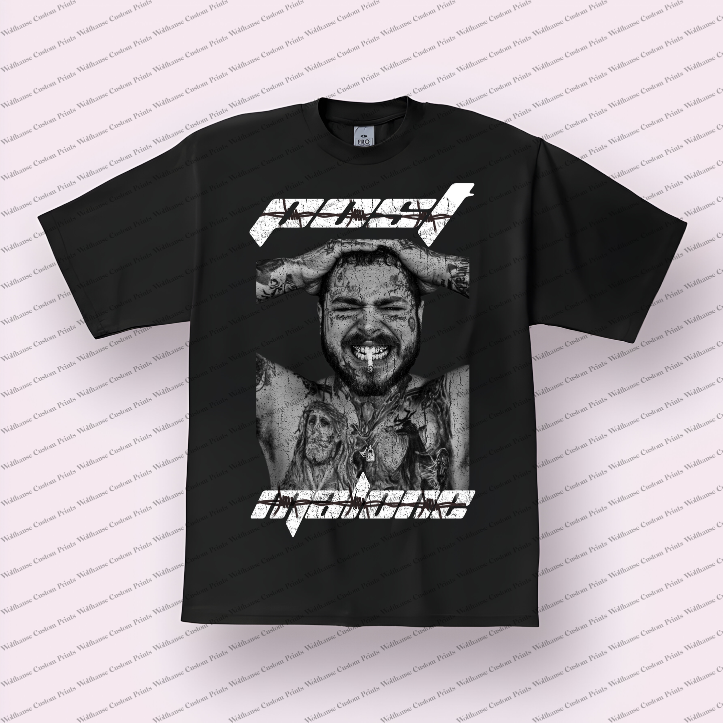 Post Malone Distressed Graphic Tee