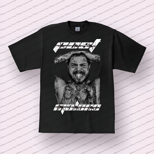 Post Malone Distressed Graphic Tee