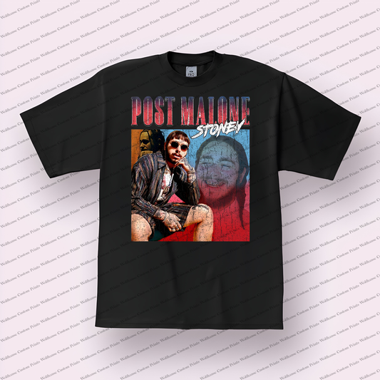 Post Malone Distressed Graphic Tee