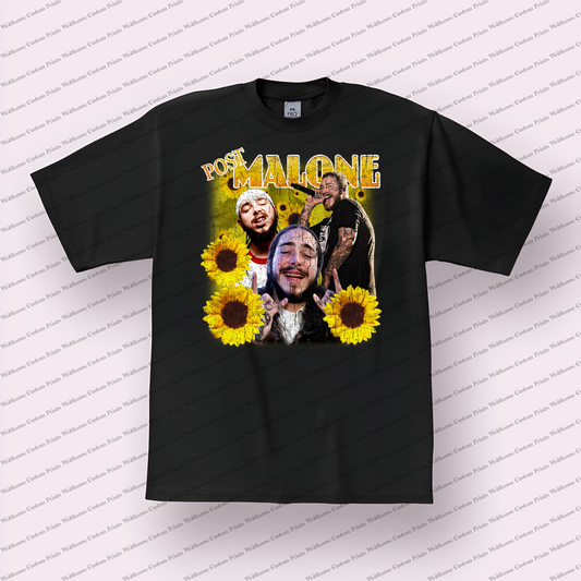 Post Malone Distressed Graphic Tee