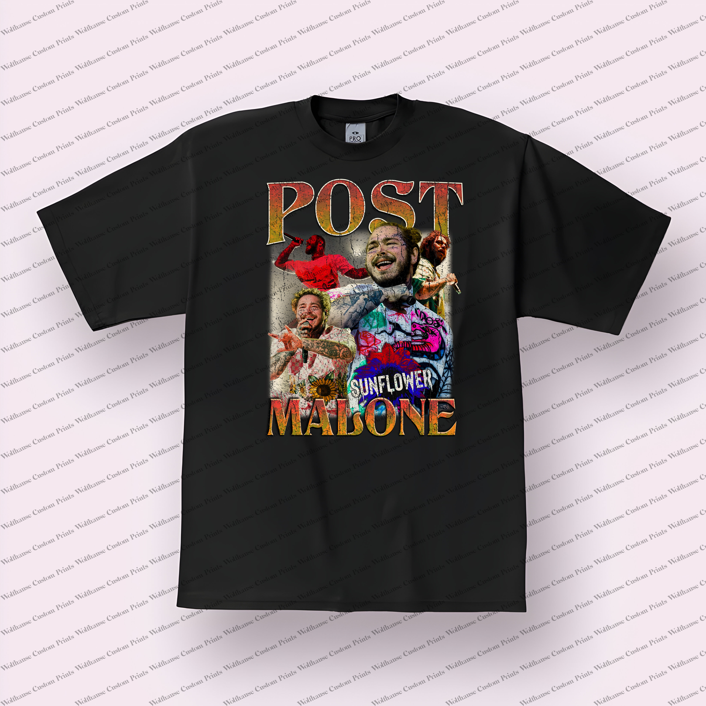 Post Malone Distressed Graphic Tee