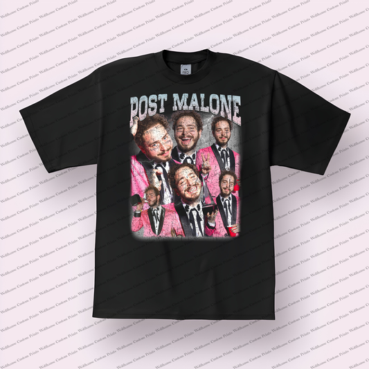 Post Malone Distressed Graphic Tee