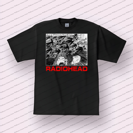 Radiohead Distressed Graphic Tee