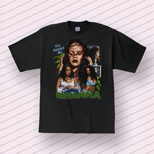Rihanna Distressed Graphic Tee