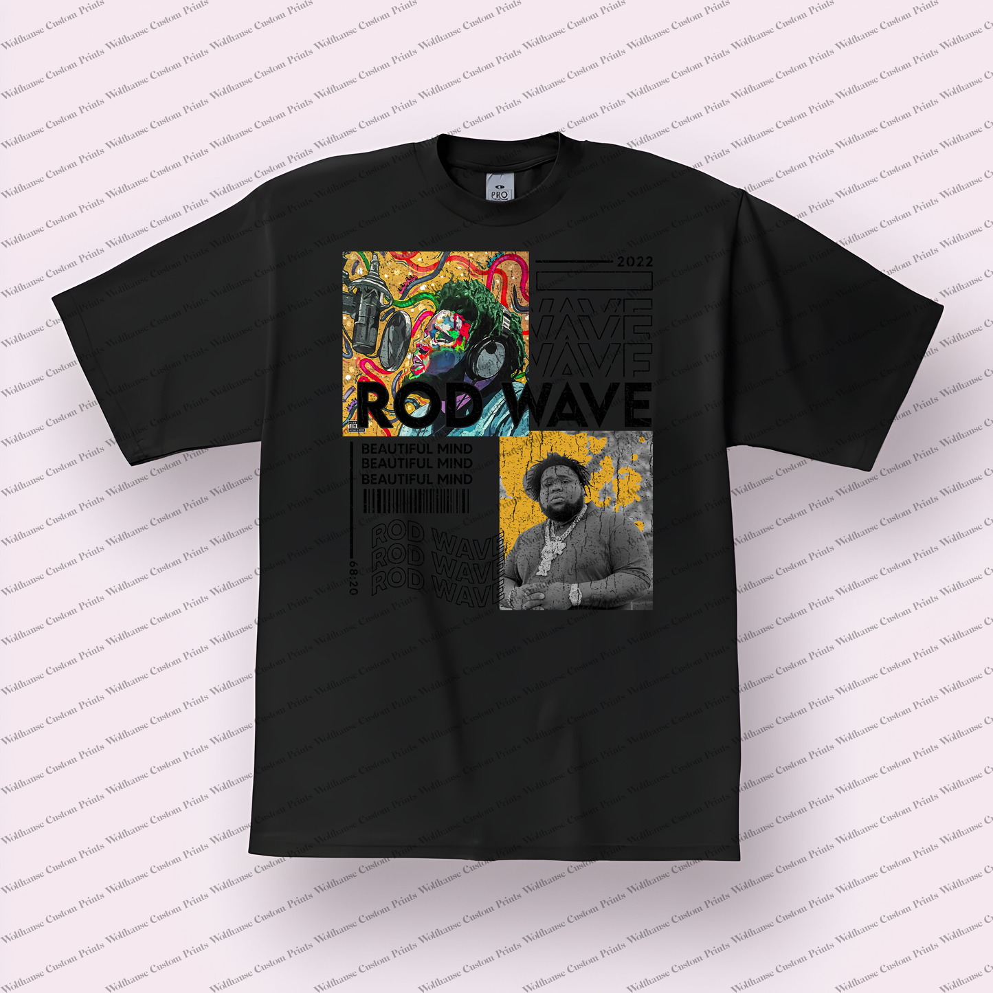 Rod Wave Distressed Graphic Tee