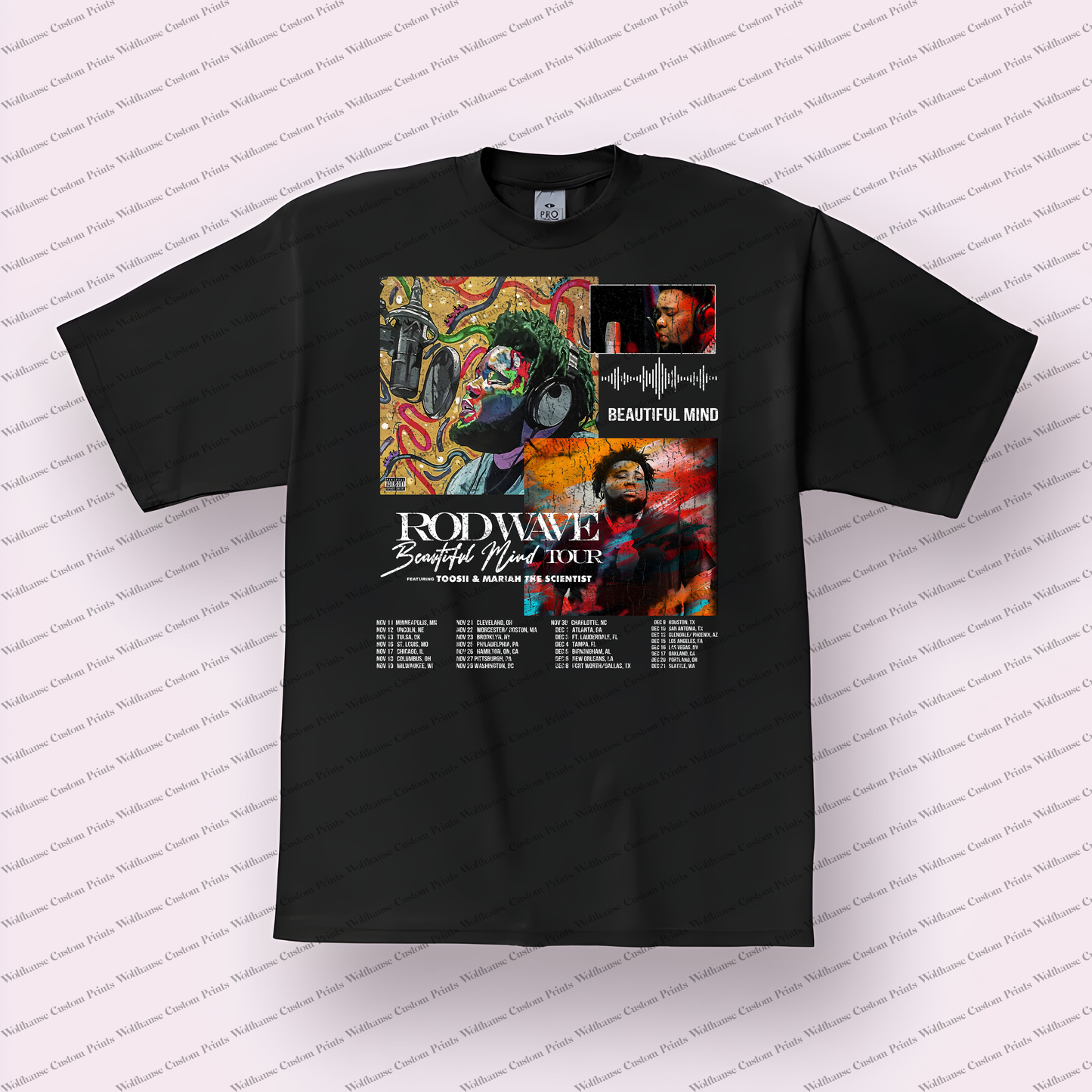 Rod Wave Distressed Graphic Tee