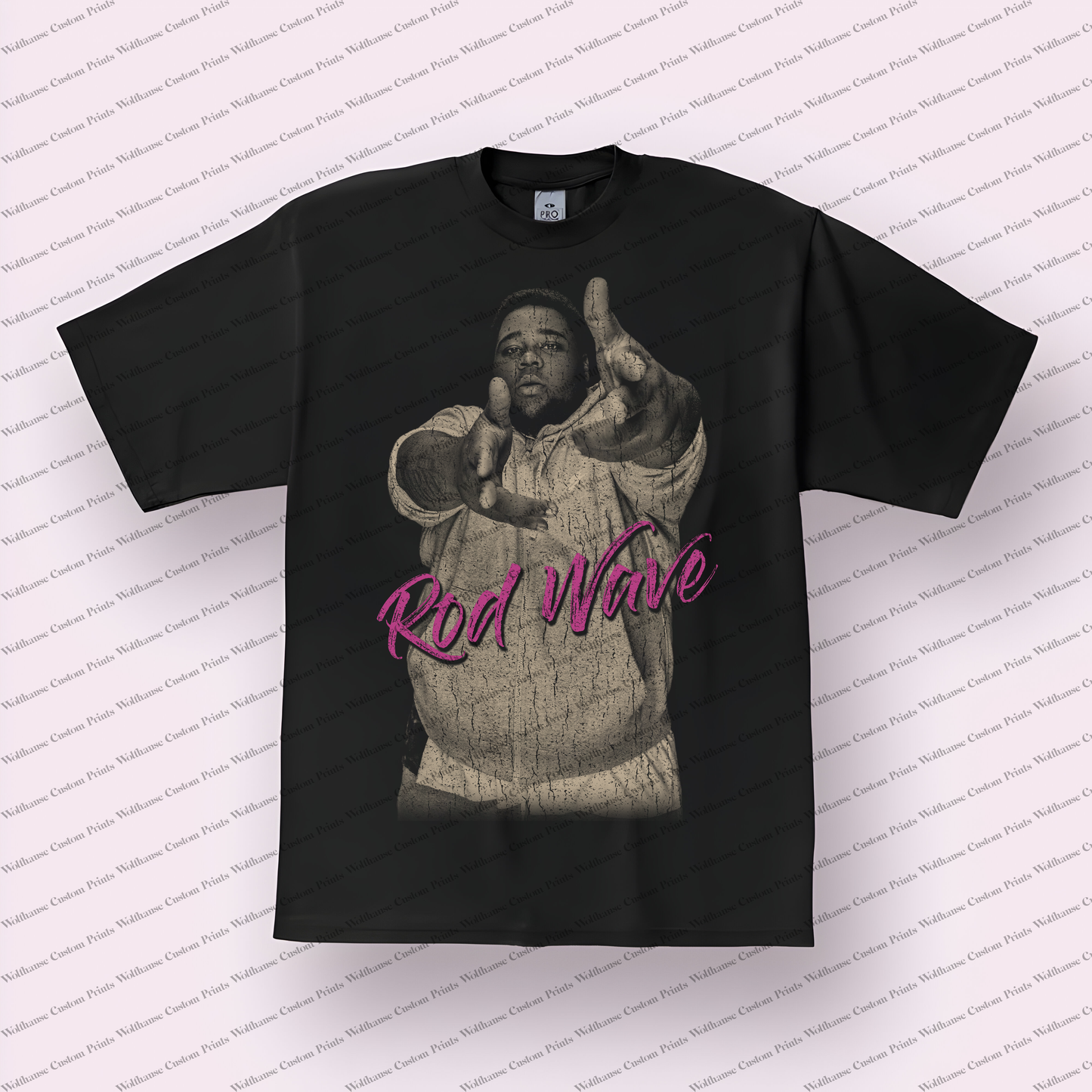 Rod Wave Distressed Graphic Tee