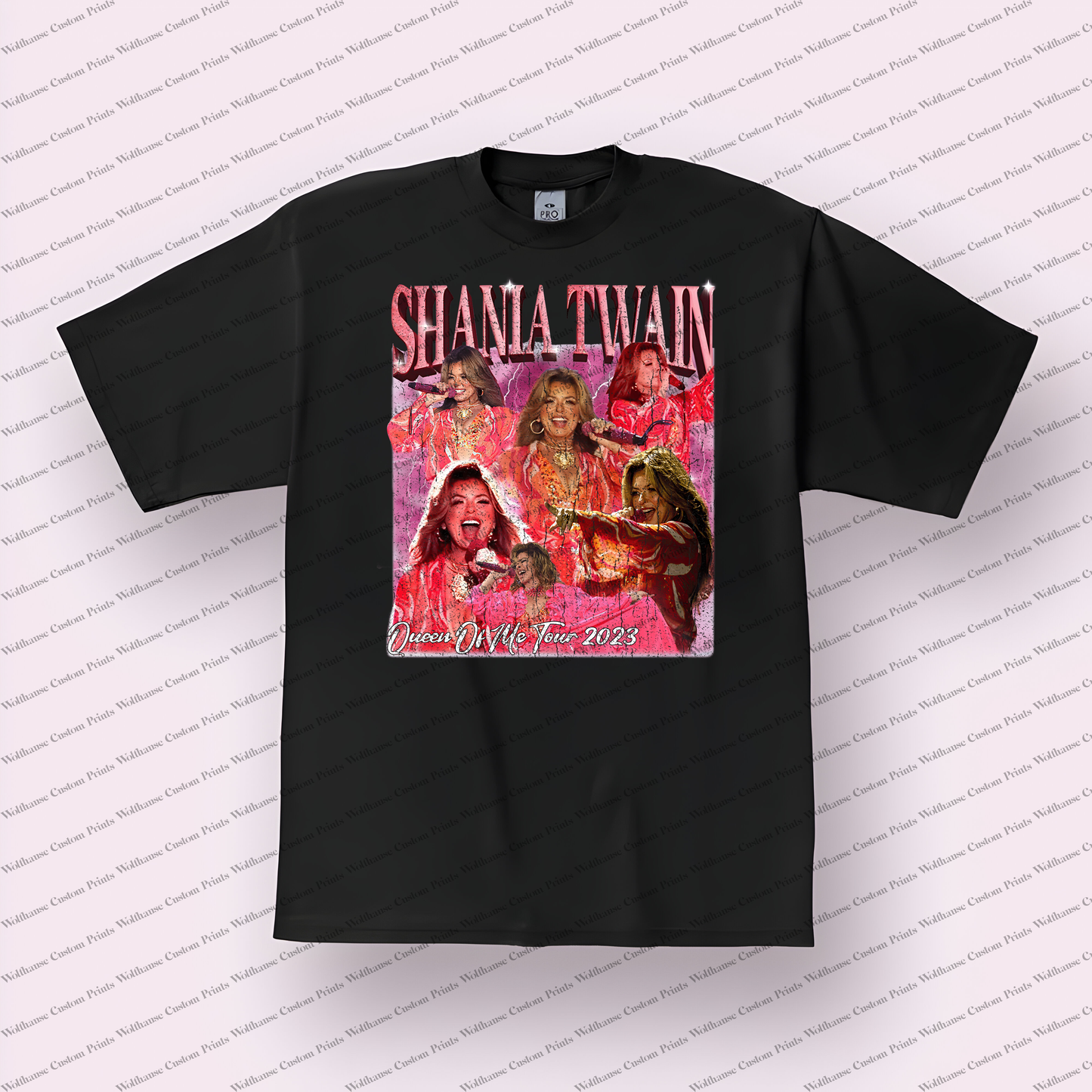 Shania Twain Distressed Graphic Tee
