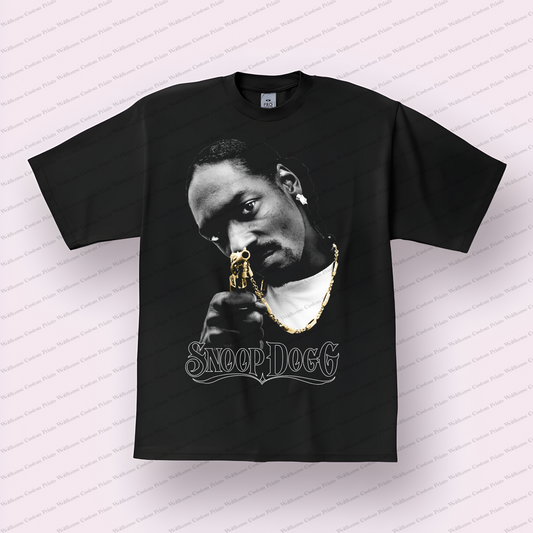 Snoop Dogg Big Head Distressed Graphic Tee