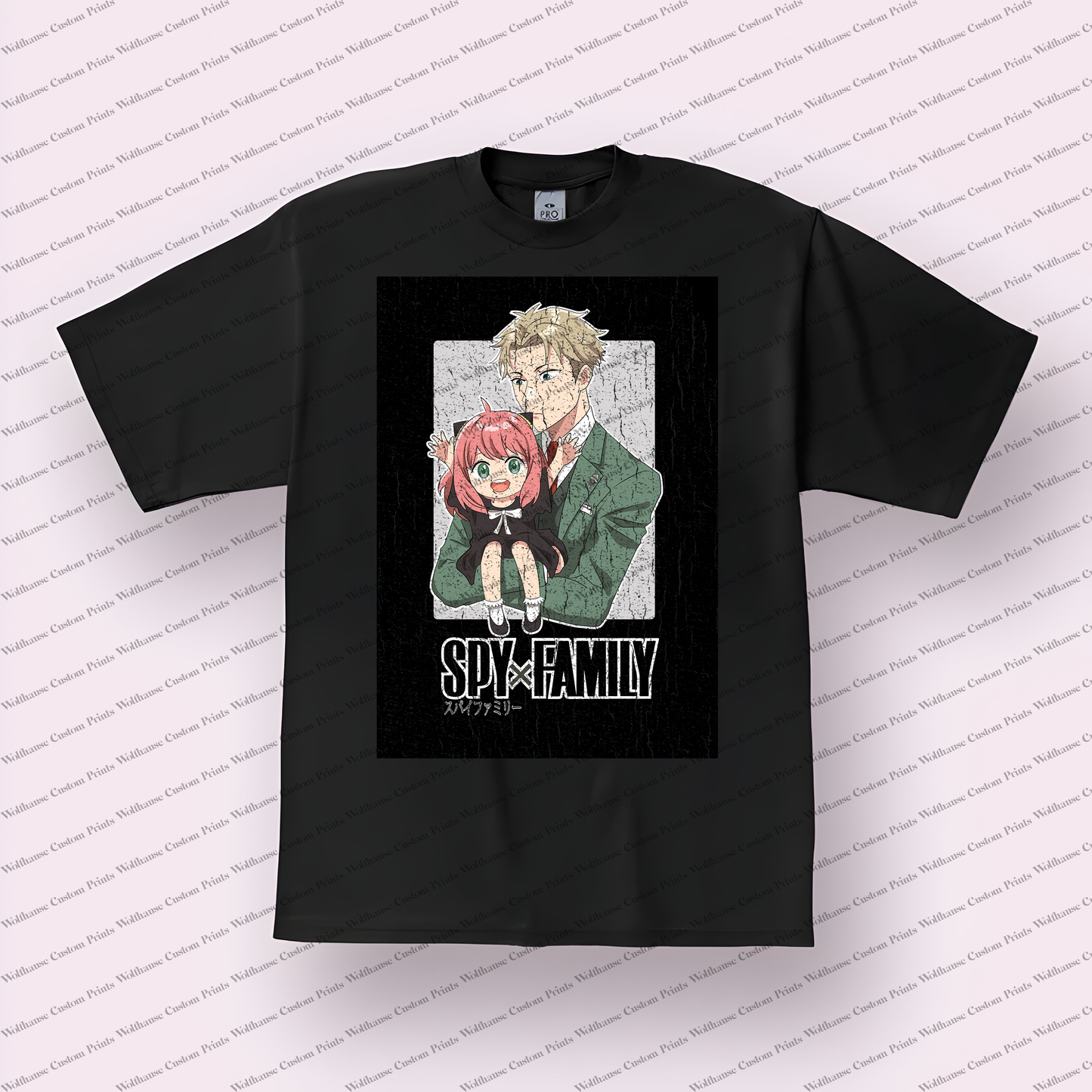 Spy x Family Distressed Design Graphic Tee