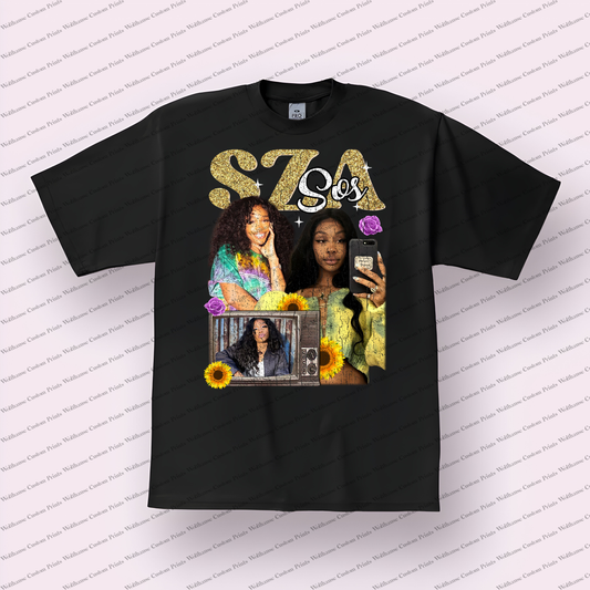 Sza Distressed Graphic Tee