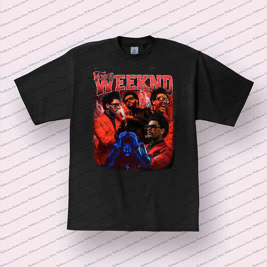 The Weeknd Distressed Graphic Tee
