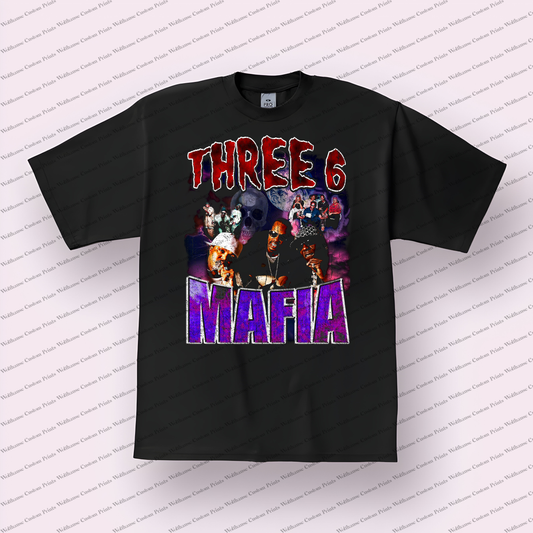 Three 6 Mafia Distressed Graphic Tee