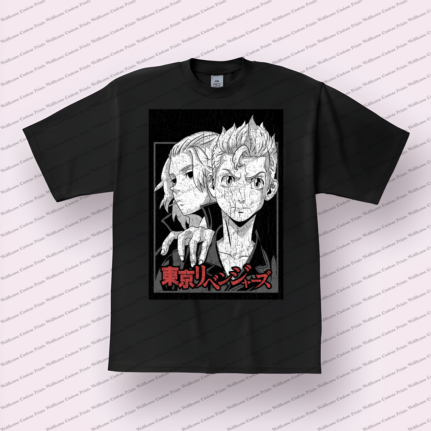 Tokyo Revengers Distressed Design Graphic Tee