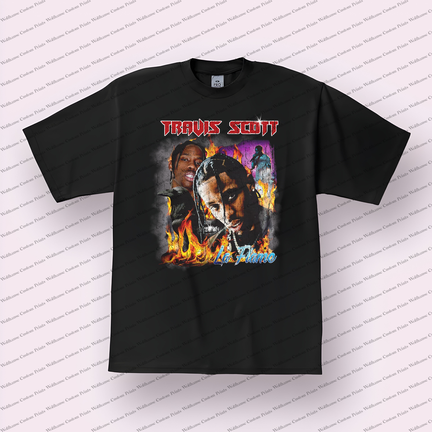 Travis Scott Distressed Graphic Tee