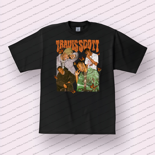 Travis Scott Distressed Graphic Tee