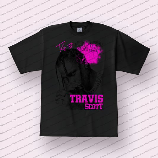 Travis Scott Distressed Graphic Tee