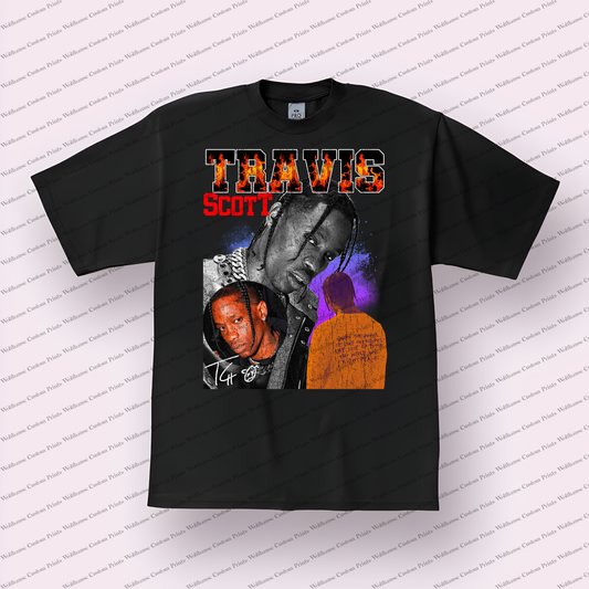 Travis Scott Distressed Graphic Tee