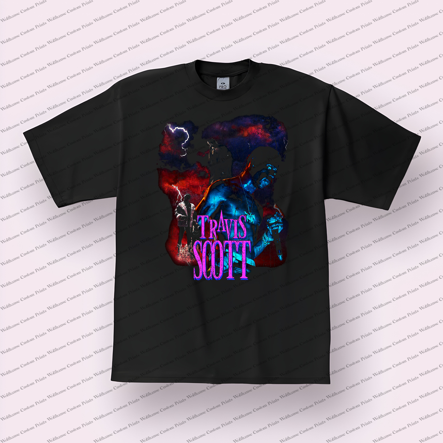 Travis Scott Distressed Graphic Tee