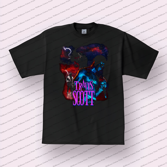 Travis Scott Distressed Graphic Tee