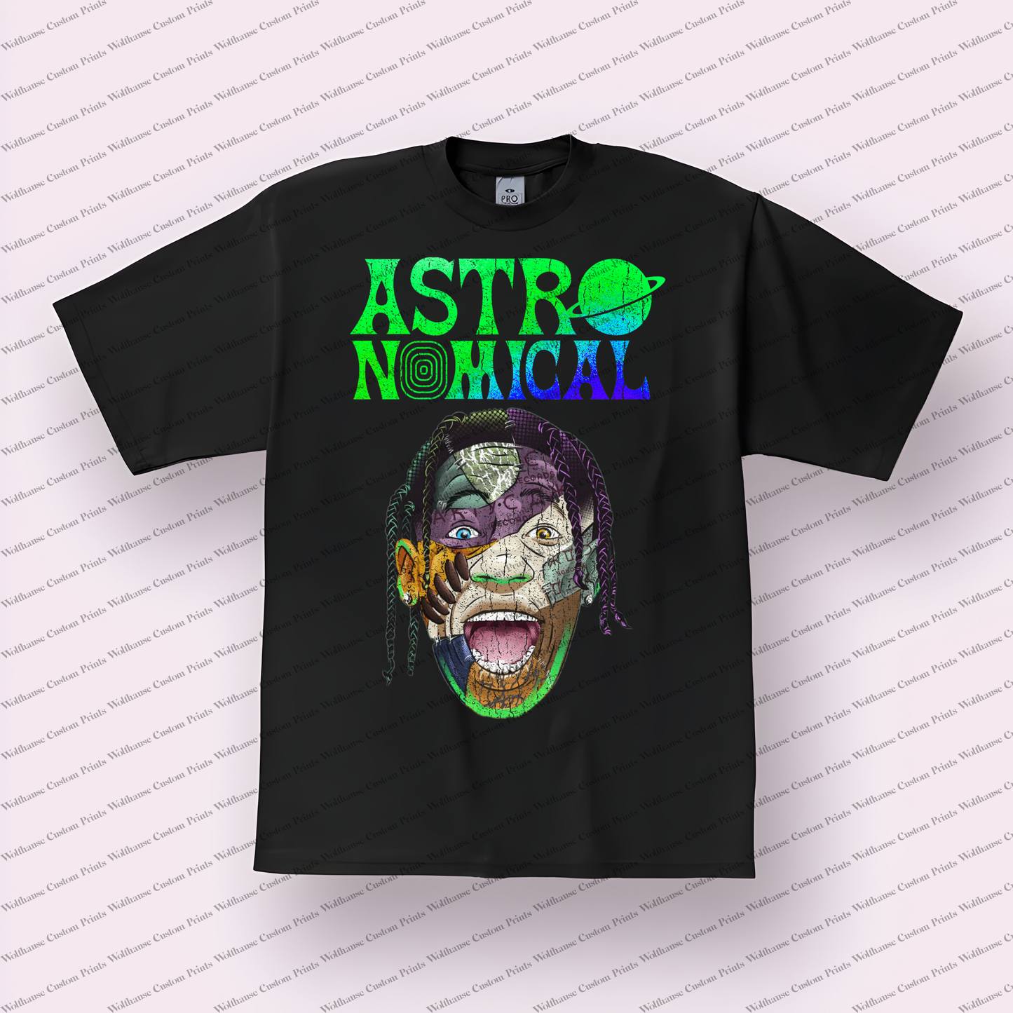 Travis Scott Distressed Graphic Tee