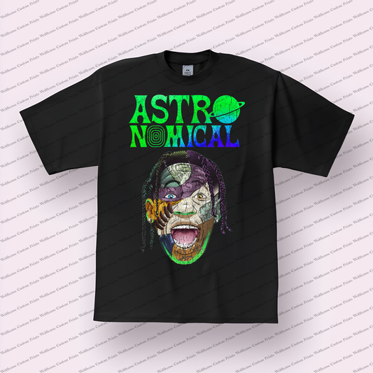 Travis Scott Distressed Graphic Tee