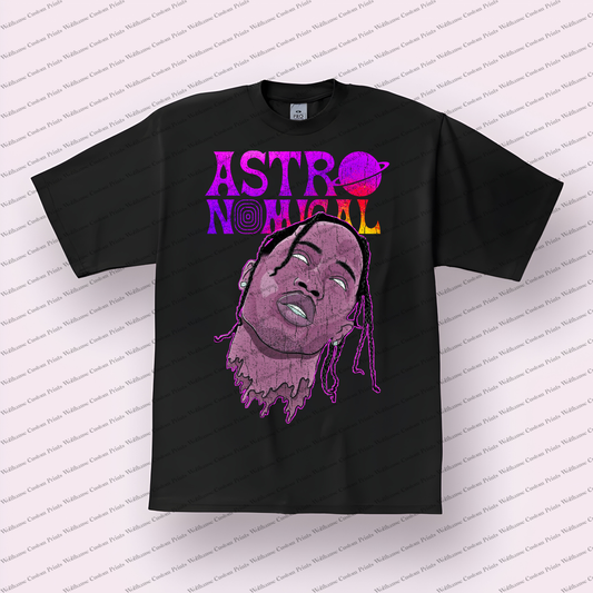 Travis Scott Distressed Graphic Tee