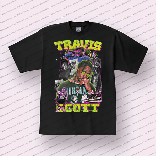 Travis Scott Distressed Graphic Tee