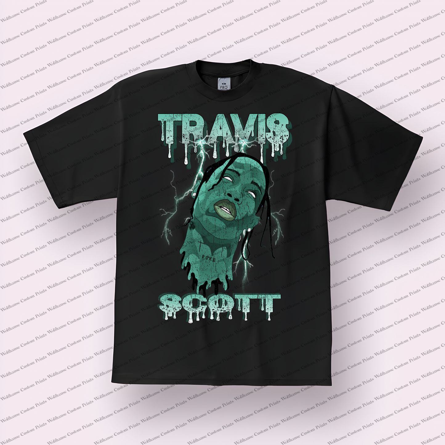 Travis Scott Distressed Graphic Tee