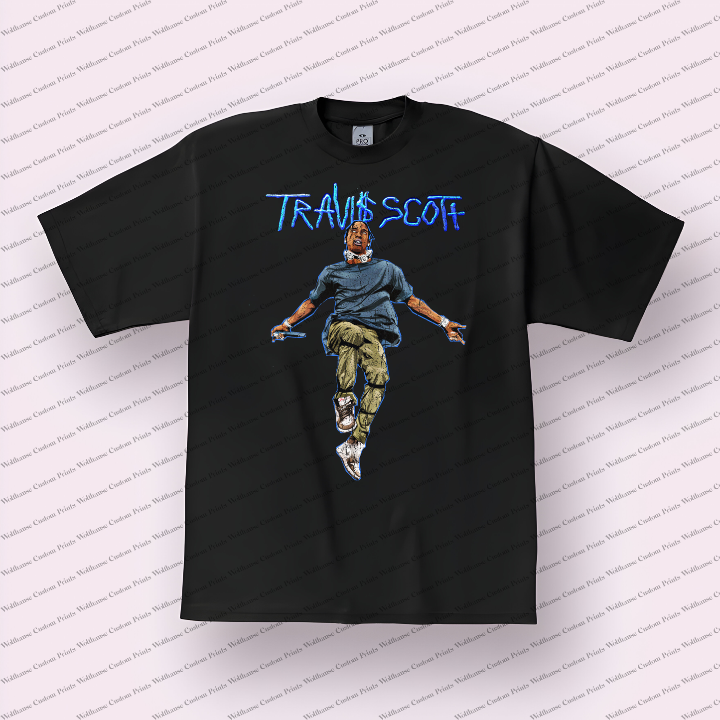 Travis Scott Distressed Graphic Tee