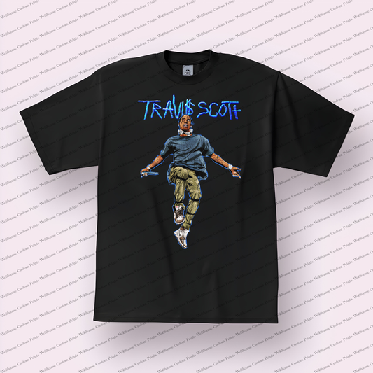 Travis Scott Distressed Graphic Tee