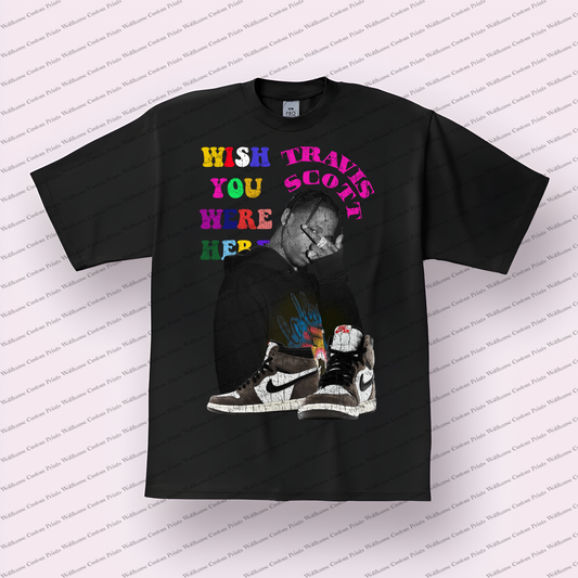 Travis Scott Distressed Graphic Tee